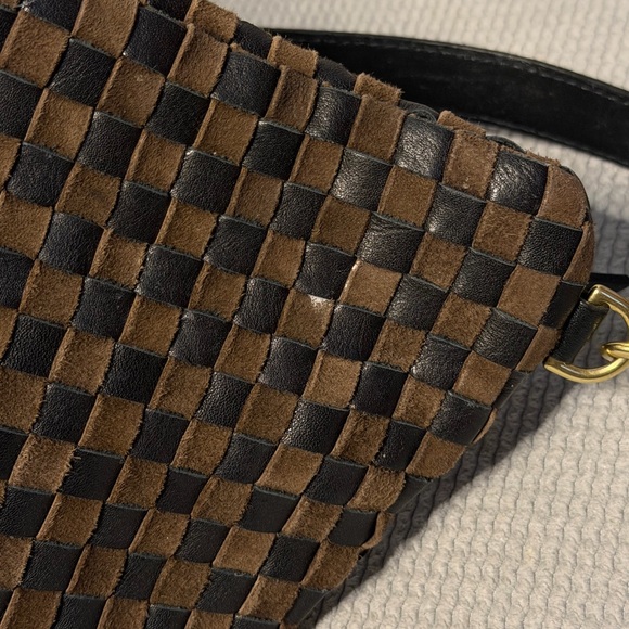 Clare V Grande Fanny Black and Brown Checkered - Picture 8 of 10